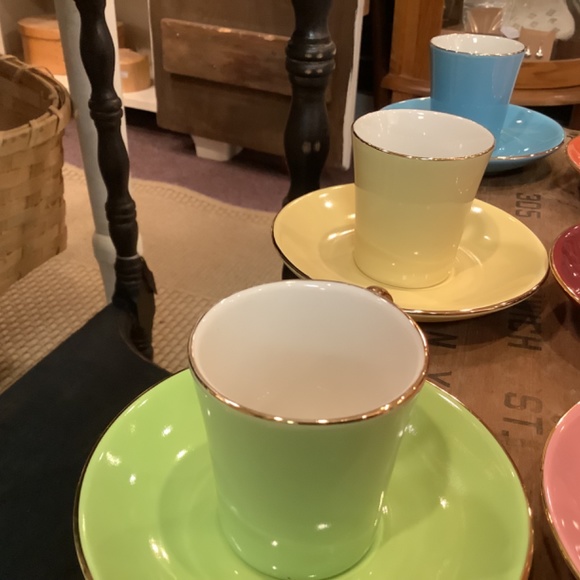 Amazon.com | Classic Coffee & Tea Cups and Saucers with  Vintage Classic Coffee and Tea Espresso Tea Cups & Saucer